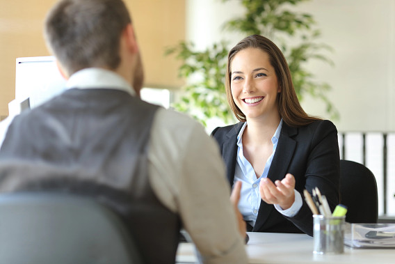colleagues gaining work experience in business environment